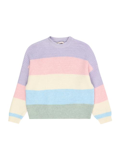 ONLY GIRLS Pullover 'KMGSANDY'  lyseblå / gul / lavendel / lyserød