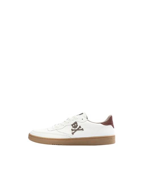 Scalpers Sneaker low 'Ford'  kastaniebrun / taupe / offwhite