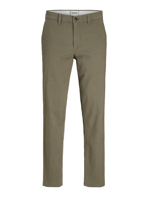 JACK & JONES Lærredsbukser 'JPSTKane JJDave'  oliven