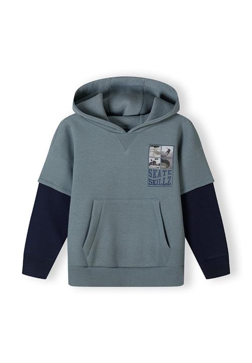 MINOTI Sweatshirt  beige / blå / sort