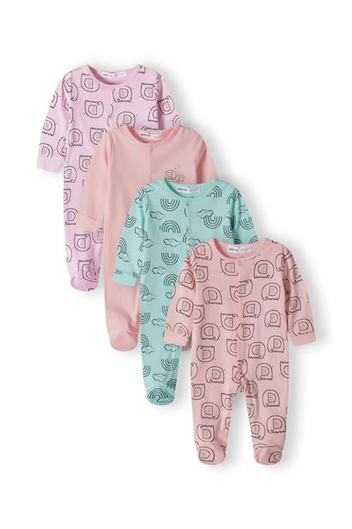 MINOTI Nattøj  mint / lilla / lys pink / sort