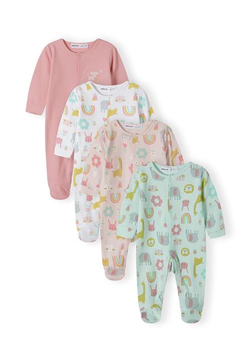 MINOTI Nattøj  pastelblå / koral / gammelrosa