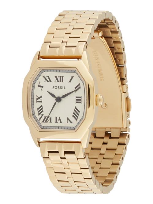 FOSSIL Analogt ur 'Harlow'  creme / guld / sort