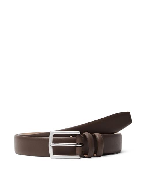 SELECTED Bælte  brun / sølvgrå