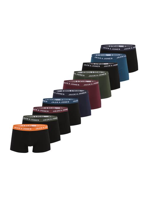 JACK & JONES Boksershorts 'JACSolid'  blå / navy / mørkegrøn / bær / sort