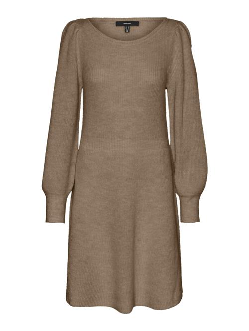 VERO MODA Strikkjole  beige / brun
