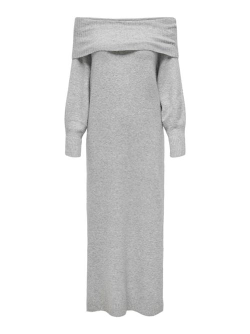 ONLY Strikkjole 'ONLOda'  lysegrå