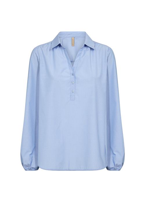 Soyaconcept Bluse 'Onari 1'  himmelblå / hvid