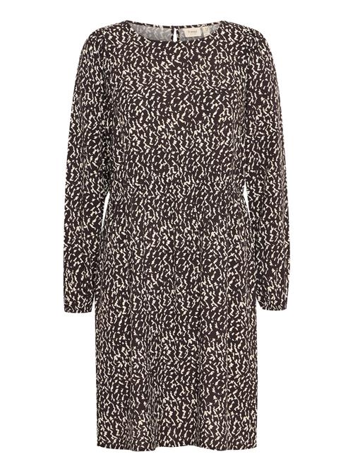 Fransa Kjole 'Flowy 4'  antracit / offwhite