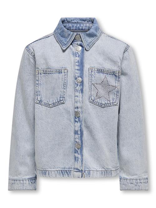 ONLY GIRLS Overgangsjakke 'KOGCarly'  lyseblå / rosé / transparent