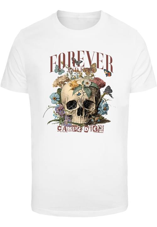 Mister Tee Bluser & t-shirts 'Forever And Ever'  blandingsfarvet / hvid