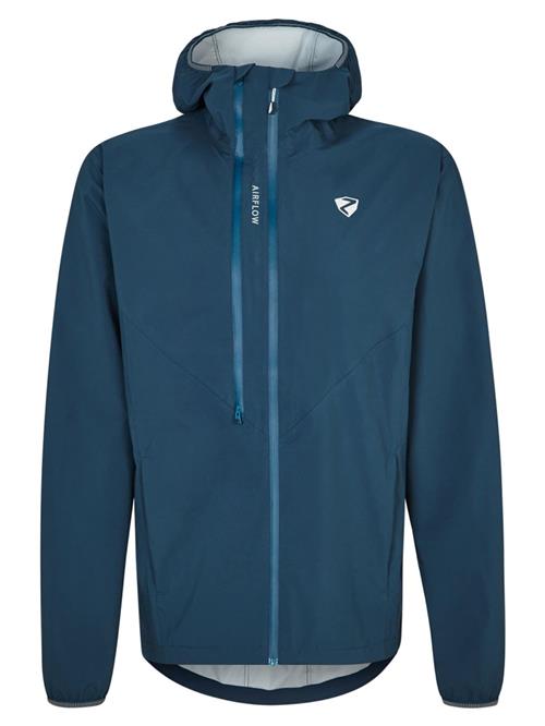 ZIENER Udendørsjakke 'NARON'  ensian / royalblå / hvid