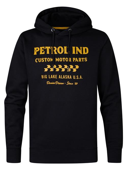 Petrol Industries Sweatshirt 'Kowak'  mørkegul / sort