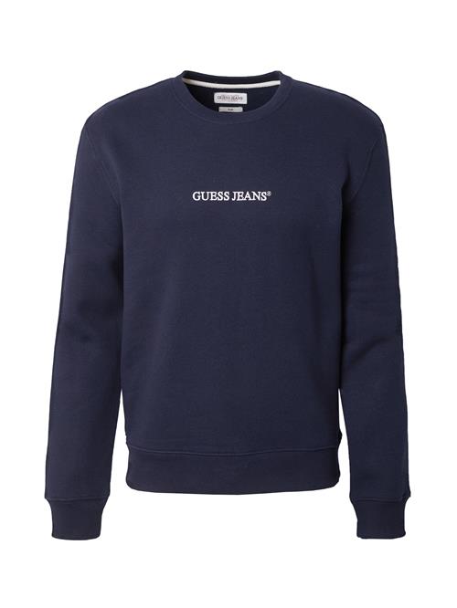 GUESS JEANS Sweatshirt  navy / hvid