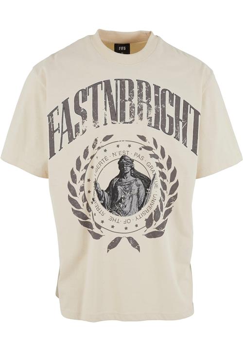 Fast & Bright Bluser & t-shirts 'Justice'  beige / basalgrå
