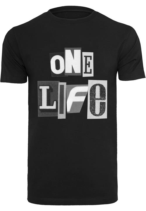 Mister Tee Bluser & t-shirts 'One Life'  grå / mørkegrå / sort / hvid