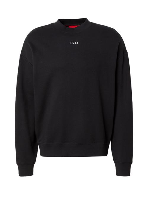 HUGO Sweatshirt 'Dapocrew'  sort / hvid
