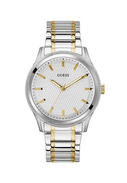 GUESS Analogt ur 'Dex'  guld / sølv / hvid