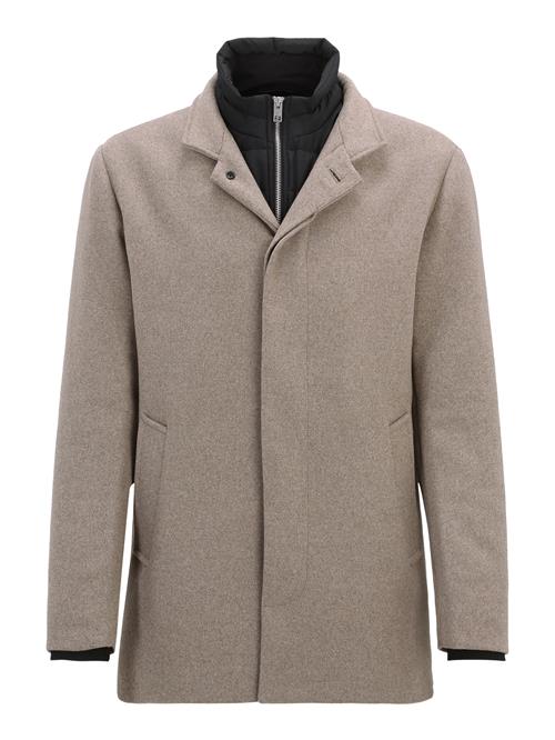 JACK & JONES Overgangsjakke 'JJEHarrison'  greige / sort