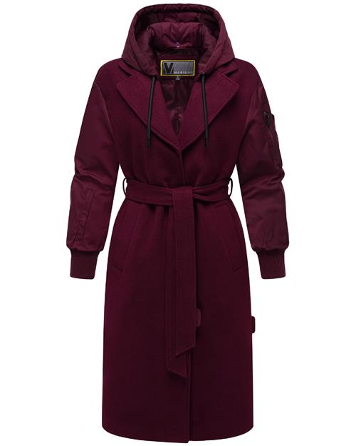 Se MARIKOO Overgangsfrakke 'Tjadee 16'  bordeaux hos About You