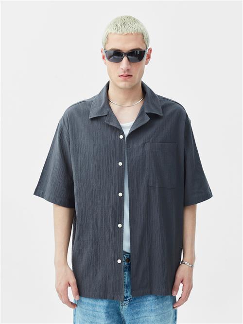 VAMOS CLO Skjorte  antracit