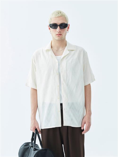 VAMOS CLO Skjorte  ecru