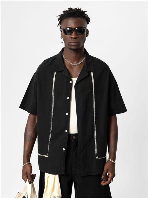 VAMOS CLO Skjorte  sort / hvid