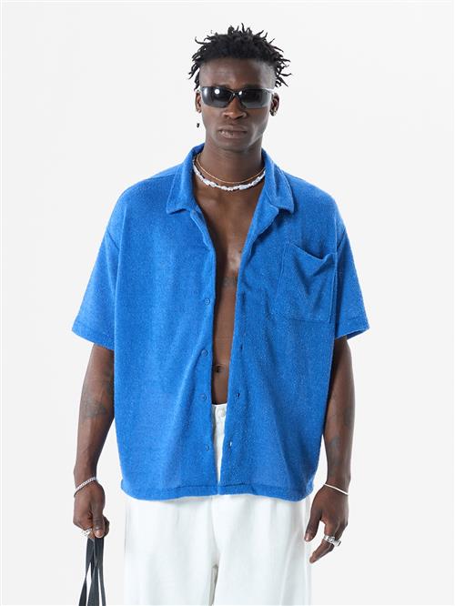 VAMOS CLO Skjorte  blå