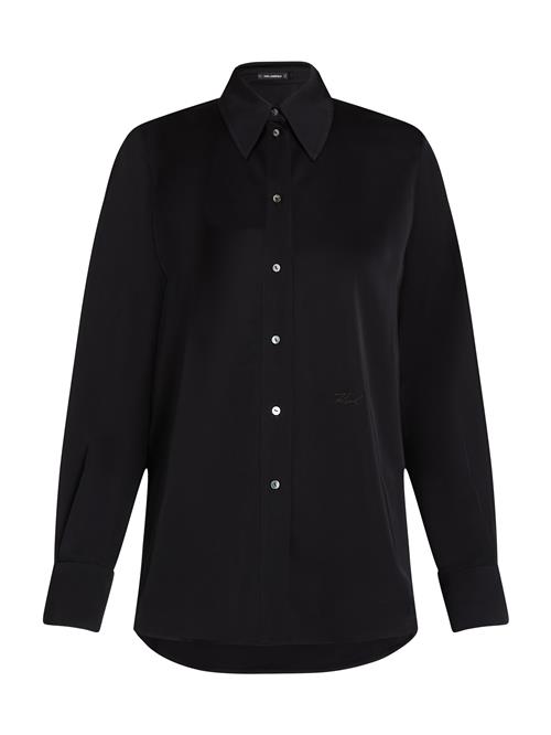 Karl Lagerfeld Bluse  sort