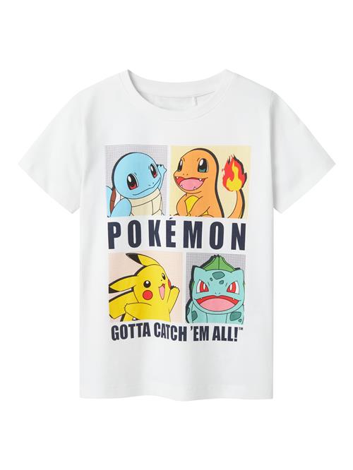 NAME IT Shirts 'Dazz Pokemon'  blandingsfarvet / hvid