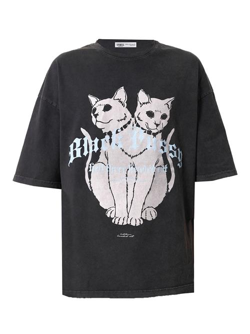 VAMOS CLO Bluser & t-shirts  blå / grå / sort