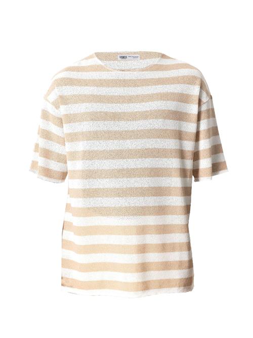 VAMOS CLO Bluser & t-shirts  beige / hvid