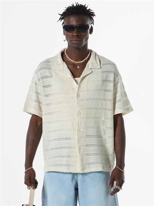 VAMOS CLO Skjorte  uldhvid