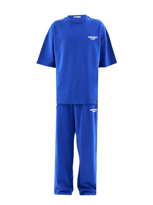 VAMOS CLO Bukser  blå / hvid