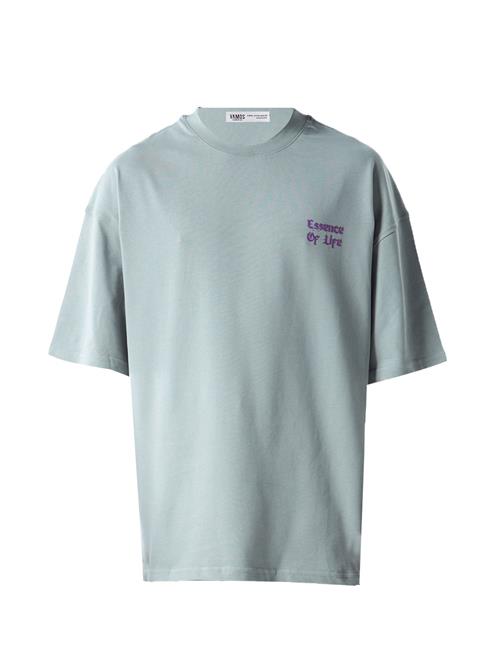 VAMOS CLO Bluser & t-shirts 'Mallow'  lyseblå / grafit / lilla / hvid