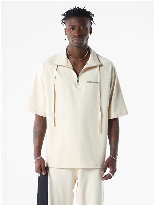 VAMOS CLO Bluser & t-shirts  beige / grå