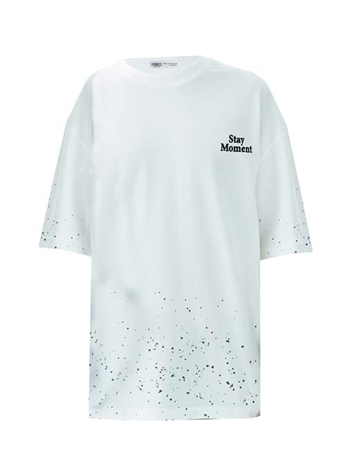 VAMOS CLO Bluser & t-shirts  ecru / sort