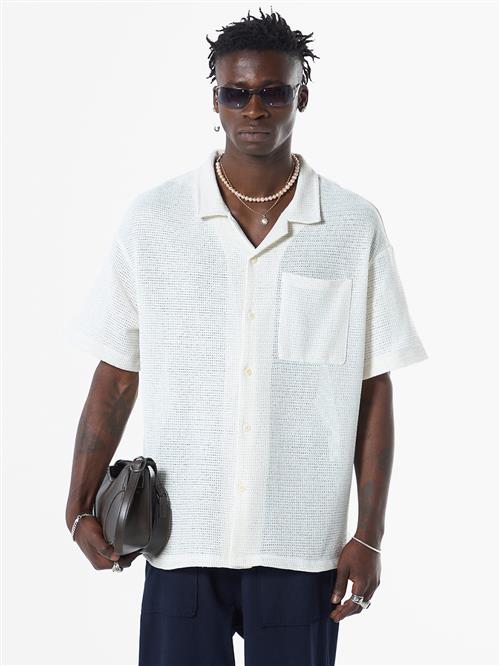 VAMOS CLO Skjorte  hvid / offwhite