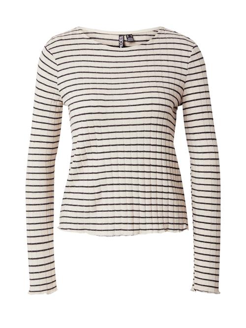 PIECES Shirts 'Iris'  beige / sort