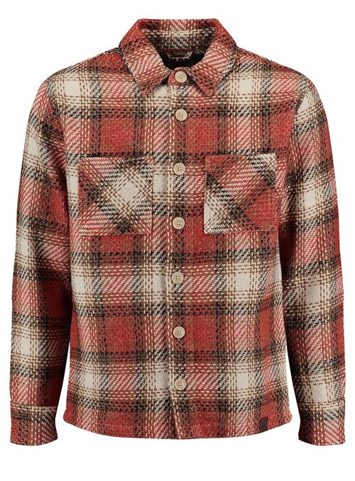 Key Largo Skjorte  beige / gran / mørkerød