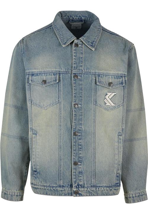 Karl Kani Overgangsjakke  blue denim / hvid