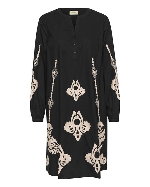 Cream Kjole 'Ipilo'  lysebeige / sort