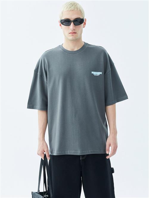 VAMOS CLO Bluser & t-shirts  lyseblå / grå