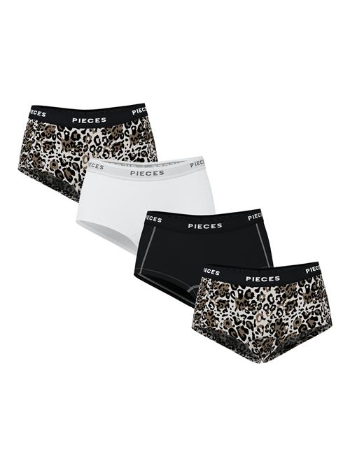 PIECES Panty  lysebeige / choko / sort / hvid