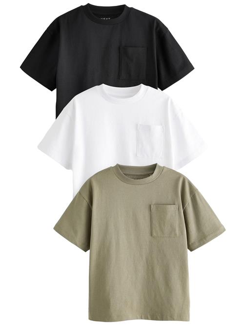 Next Shirts  khaki / sort / hvid