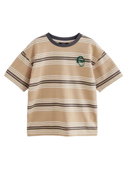 Next Shirts  mørkebeige / sort / hvid