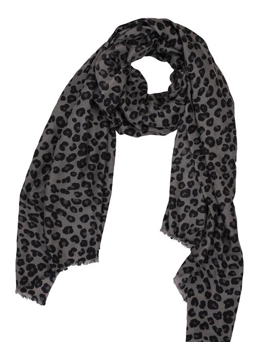 CASH-MERE.CH Sjal  dueblå / sort