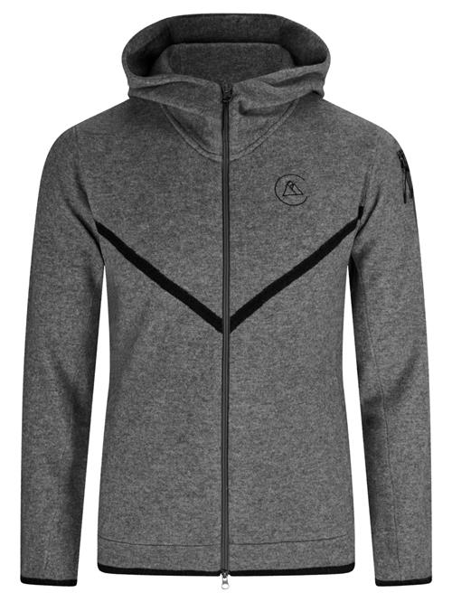 CASH-MERE.CH Sweatjakke  grå / sort