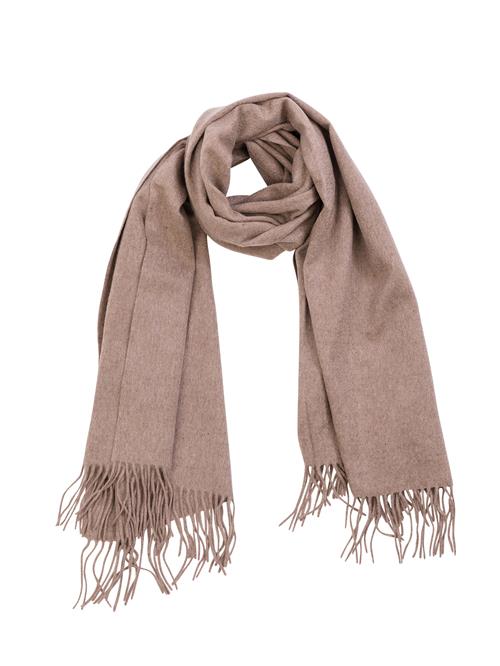 CASH-MERE.CH Sjal  lysebrun
