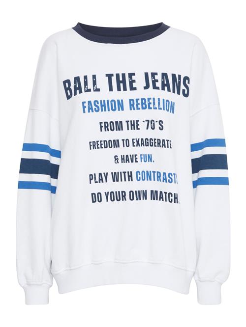 Ball Sweatshirt 'Rebellion'  blå / mørkeblå / hvid